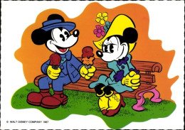 Artiste CPA Walt Disney, Mickey Maus Und Minnie, Eis - Speelgoed & Spelen