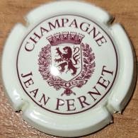 Capsule Champagne Jean PERNET Série 1 - Ecusson, Crème & Bordeaux Nr 03 - Other & Unclassified
