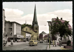 AK Brackwede In Westfalen, Hauptstrasse Mit Blick Auf Die Kirche  - Other & Unclassified