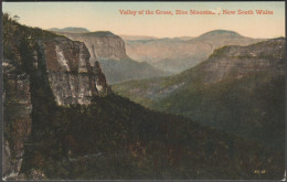 Valley Of The Grose, Blue Mountains, New South Wales, C.1910 - Valentine's Postcard - Autres & Non Classés