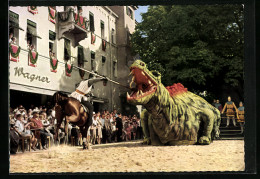 AK Furth I. Wald, Der Drachenstich, Ältestes Volksschauspiel  - Furth