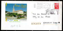 PAP132 / Beaujard LP POUILLON    FG Illustrée Dept 40 (Landes) POUILLON 2009 - PAP: Ristampa/Beaujard