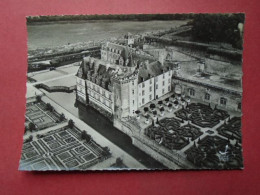 CPSM PHOTO GLACEE EN AVION AU DESSUS DE  VILLANDRY  LE CHATEAU    NON VOYAGEE - Autres & Non Classés