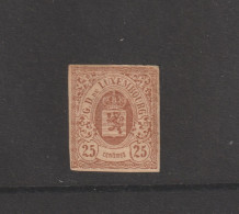 Luxembourg 1859-63 - Yvert 8 Neuf Signe - 1859-1880 Stemmi