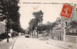 C P A -  94 - FONTENAY  SOUS BOIS -    Avenue De La République  Et Rue   Des Prés  Lorets - Fontenay Sous Bois