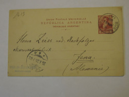 ARGENTINA POSTAL CARD 1895 - Other & Unclassified