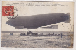 Aérostation Militaire - Le Dirigeable "Patrie" Construit Par MM. Lebaudy Sur Les Plans Et Sous La Direction De M........ - Zeppeline