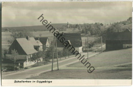 Schellerhau - Teilansicht - Foto-Ansichtskarte Handabzug - Verlag Photo-Eulitz Radeburg - Schellerhau