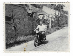 ANCIENNE PHOTO MOTO MOTOCYCLETTE A IDENTIFIER - Foto