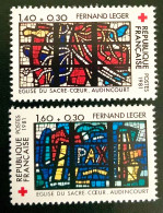1981 FRANCE N 2175 / 2176 -FERNAND LEGER ÉGLISE DU SACRE COEUR -CROIX ROUGE - NEUF** - Neufs