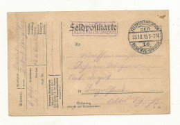 Allemagne > Empire 1872-1918 > 1e Guerre Mondiale > Feldpost (franchise) - Feldpost (postage Free)
