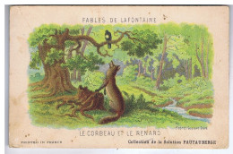 FABLES DE LAFONTAINE - LE CORBEAU ET LE RENARD - Pub. Solution Pautauberge - D'aorès Gustave DORE - Contes, Fables & Légendes