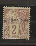 1891 MNH Guadaloupe Yvert 15 Postfris** - Ungebraucht