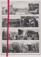 Guerre 14/ 18 Oorlog  Dans L'Artois, Vermelles, Aix Noulette, ND De Lorette - Orig. Knipsel Coupure Tijdschrift Magazine - Non Classés