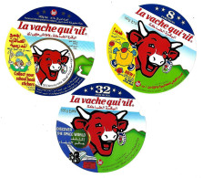 Lot De 6 étiquettes Neuves De VACHE QUI RIT - Quesos