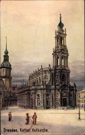 CPA Dresden Altstadt, Kath. Hofkirche - Andere & Zonder Classificatie