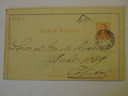 ARGENTINA BUZON  POSTAL CARD 1895 - Other & Unclassified