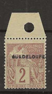 1891 MNH Guadaloupe Yvert 15 Postfris** - Ungebraucht