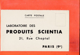 11485 / ⭐ ◉ PARIS IX ◉ Laboratoire Produits SCIENTIA 21 Rue CHAPTAL Bon Echantillonnage TRICALCINE 1920s Publicité  - Paris (09)