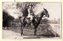 11324 / Carte-Photo Cavalerie OFFICIER 12em Régiment Cheval Pur Sang Horse Guerre 1914-1918 CpaWW1 - War 1914-18