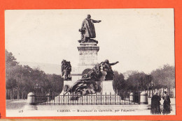 11056 / ⭐ ◉ Etat Parfait - CAHORS 46-Lot Monument De GAMBETTA Par FALGUIERE 1910s NEURDEIN 118 - Cahors