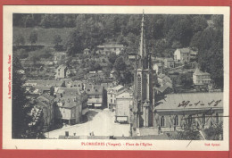 11294 / PLOMBIERES-LES-BAINS 88-Vosges Place De L'Eglise 1918 Editions BOUTEILLER Visée EPINAL - Plombieres Les Bains