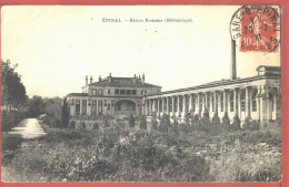 11305 / EPINAL 88-Vosges Bibliothèque Maison ROMAINE 1910s Editions ARNAUD - Epinal