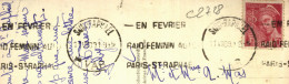 11283 / Flamme Postale Raid Automobile Féminin 1939- SAINT-RAPHAEL 83-Var Lion Vu Parc  - RELLA - Saint-Raphaël