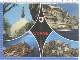 11212 / AJACCIO 20 Corse Multivues ILE D' AMOUR Postée 1987 Editions GAL Corsica - Ajaccio