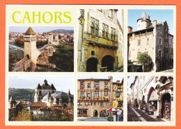 11053 / ⭐ ◉ ( Etat Parfait ) CAHORS 46-Lot CAPITALE Du QUERCY MULTIVUES 1990s - CLEF Des CHAMPS Agrément Poste N°123 - Cahors