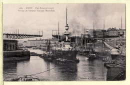 11097 / BREST 29-Finistere Pont National Ouvert Passage Du Croiseur MARSEILLAISE Cpbat 1910s- LAURENT 2084 Breitz - Brest