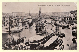 11255 / ⭐ ◉ BREST 29-Finistère Marine Port Militaire Entrée Transport Cpbat 1906 Tampon RABASTENS-NEURDEIN 33 - Brest