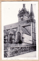 11132 / Peu Commun Carte-Photo Unique ( Légendée Main ) St SAINT-TREGONNEC 29-Finistère L'Eglise Juillet 1947  - Saint-Thégonnec