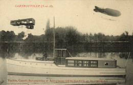 SARTROUVILLE - Deschamps Et Blondeau, Yachts, Canots Automobiles Et Aéroplanes - Rare - Sartrouville