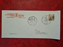 LETTRE / CARTE Espagne 1981   5° TROFO DI SLALOM GIGANTE E DONDO ALFA ROMEO FISCHER SKI - Altri & Non Classificati