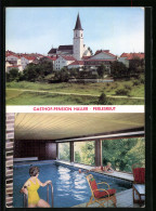 AK Perlesreut, Gasthof-Pension Haller Mit Schwimmbad  - Autres & Non Classés