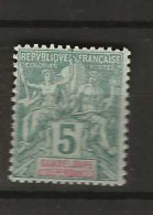 1892 MNH Guadaloupe Yvert 30 Postfris** - Unused Stamps