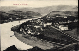 CPA Davle Dawle Mittelböhmen, Luftbild Vom Ort - Czech Republic
