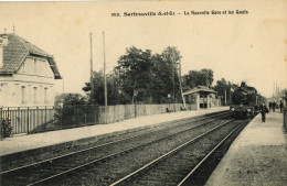 SARTROUVILLE - La Nouvelle Gare Et Les Quais - Le Train En Gare - Animé - Sartrouville