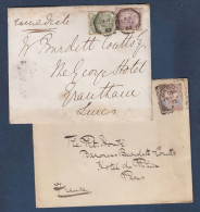 Lot De 2 Lettres - Storia Postale