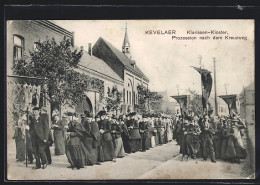 AK Kevelaer, Klarissen-Kloster, Prozession Nach Dem Kreuzweg  - Kevelaer
