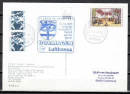 2000 Taufe ' Dormagen '   Lufthansa First Flight, Erstflug, Premier Vol ( 1 Card ) - Other (Air)