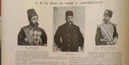 1900 CONTREXÈVILLE ( 88 ) - S.M. LE SHAH DE PERSE MOUZAFFER-ENDIN  - LA VIE ILLUSTRÉE - 1900 - 1949