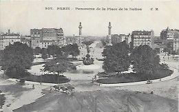 CPA Paris Panorama De La Place De La Nation - Distrito: 12