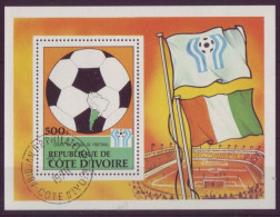 Afrique - Côte D'Ivoire - 1978 - BLF - Coupe Du Monde De Football  - 7603 - Ivory Coast (1960-...)