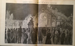 1900 L'EXPOSITION TERMINÉE - LE CHATEAU D'EAU - ET LE PALAIS DE L'ÉLECTRICITÉ  - GEORGES REDON - LA VIE ILLUSTRÉE - 1900 - 1949