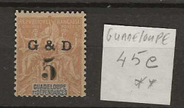 1903 MNH Guadaloupe Yvert 45d Postfris** - Nuevos