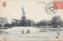 CPA Paris Place De La Nation - Arrondissement: 12
