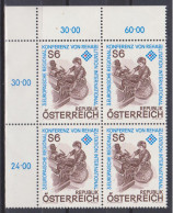 1981 , Mi 1667 ** (1) - 4er Block Postfrisch -  Europäische Regionalkonferenz Von Rehabilitation International - Nuevos