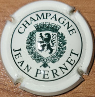 Capsule Champagne Jean PERNET Série 1 - Ecusson, Crème & Vert Nr 02 - Autres & Non Classés